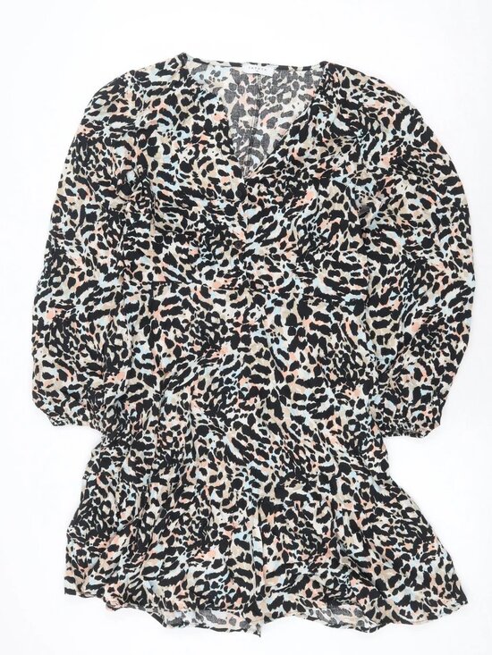 Papaya Dresses & Skirts - Papaya, black female dog, muscular type, crossbreed, linear dress